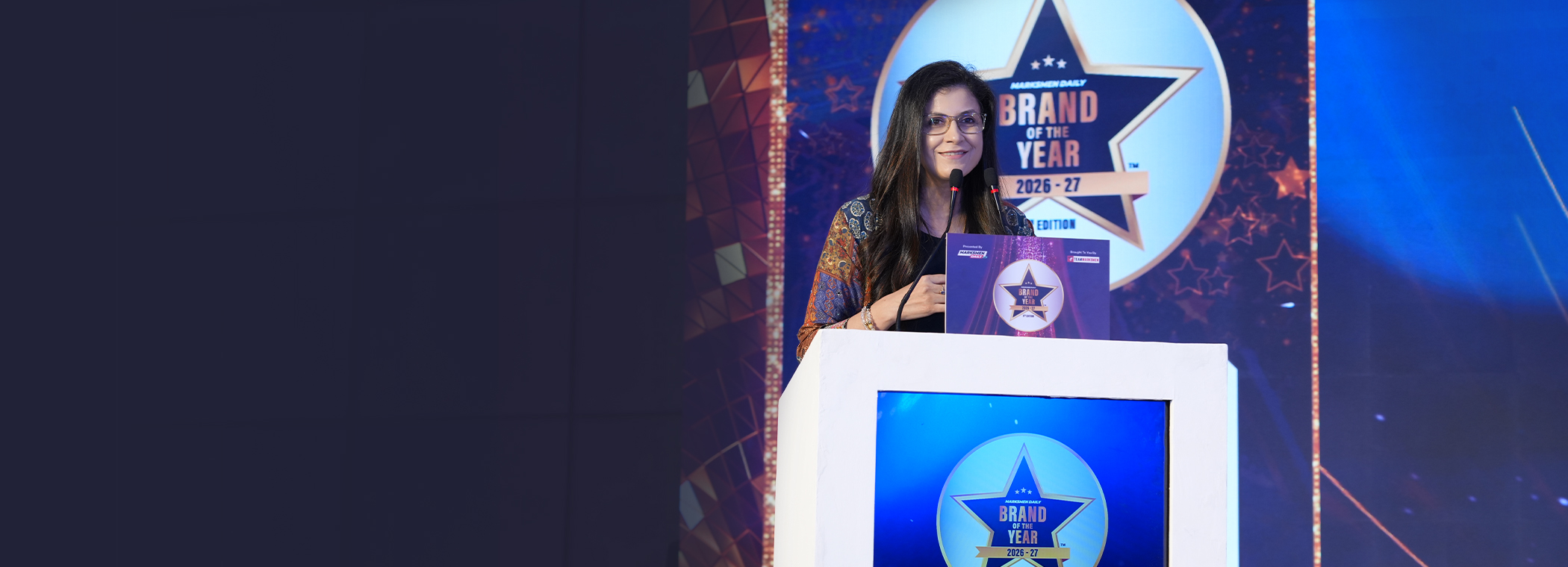 Shailja Saraswati delivering a keynote