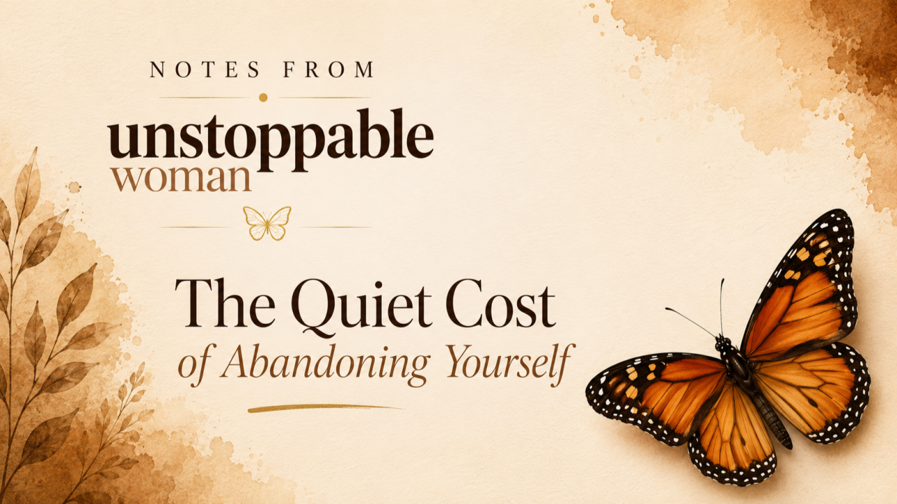 The Quiet Cost of Abandoning Yourself